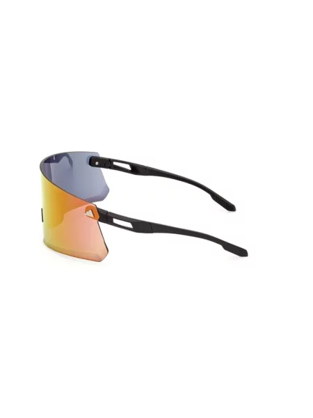 Okulary adidas Dunamis Sport matowa czerń soczewka lustrzana fioletowa czarne
