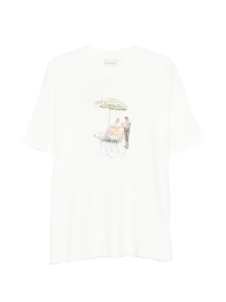 Tricou Drole De Monsieur alb