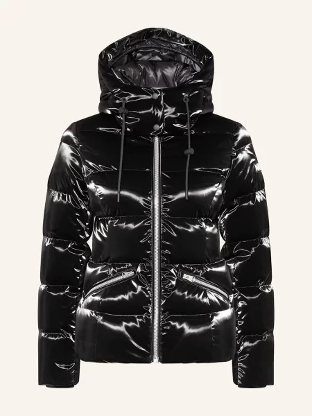 Mackage Péřová Bunda Madalyn-Glo S Odnímatelnou Kapucí černá