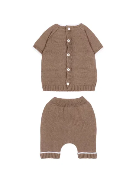 Spodnie dziecięce Little Bear brązowe