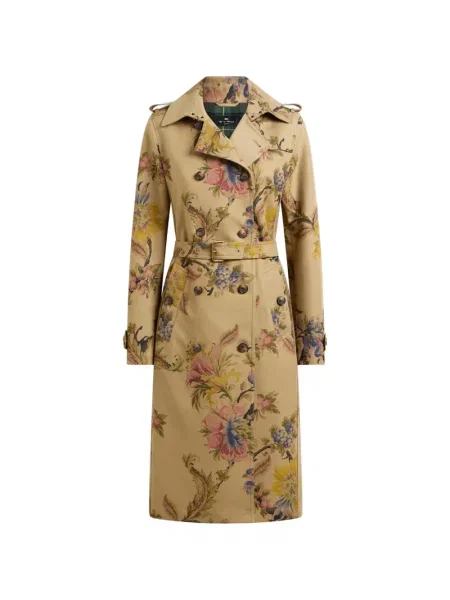 Trenci Etro cu model floral