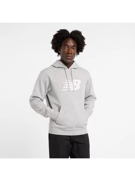 Mikina New Balance Core Brushed Hoodie athletic grey šedá