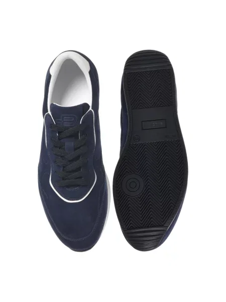 Sneakersy Baldinini zamszowe niebieskie