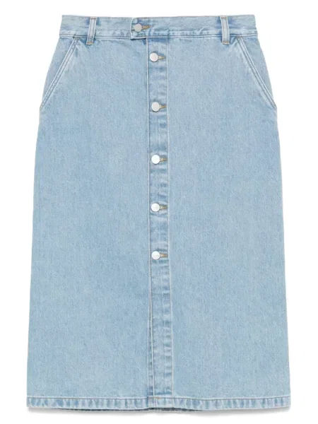 Fustă midi Carhartt Wip albastru