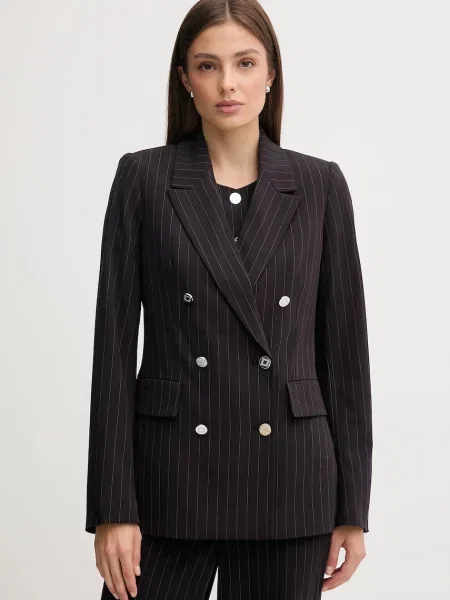 Dkny sacou cu doua rânduri de cu imprimeu negru