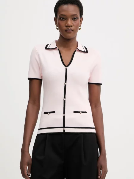 Morgan bluză pentru femei din vâscoză roz