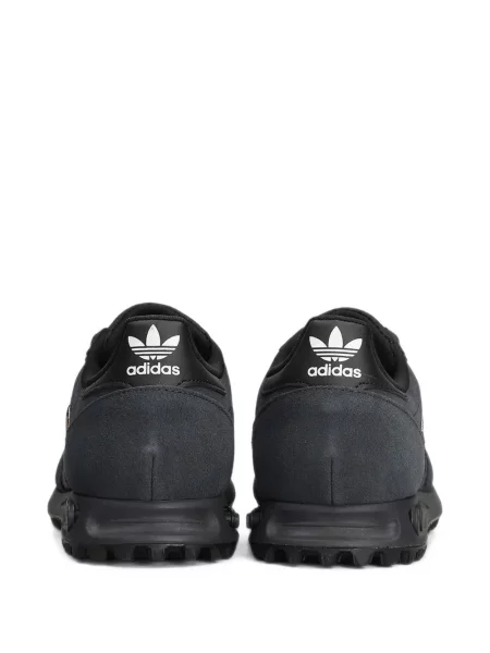 Sneakerși Adidas cu șireturi plasă negru
