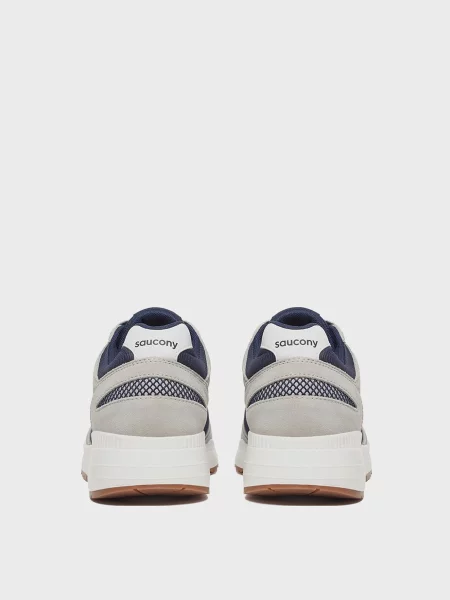 Замшевые кроссовки Saucony серые