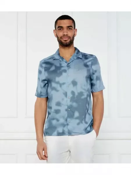Calvin Klein Cămașă | Relaxed fit albastru