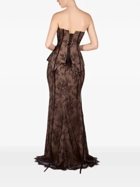 Rochie maxi Andreea Veneciuc din dantelă