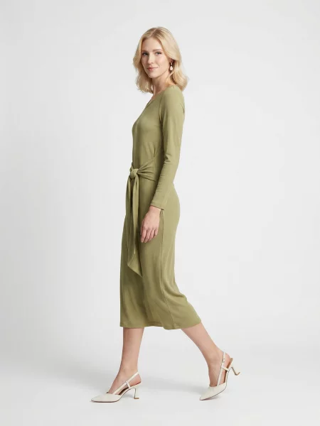 Lung rochie Lauren Ralph Lauren cu mâneci lungi