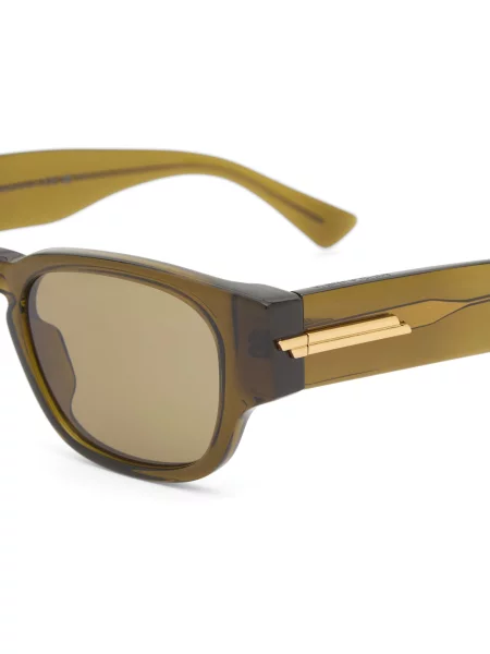 Okulary przeciwsłoneczne Bottega Veneta Eyewear brązowe