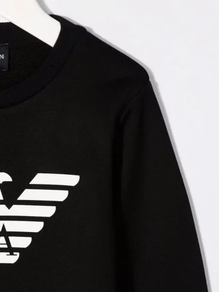 Bluza dziecięca Emporio Armani czarna