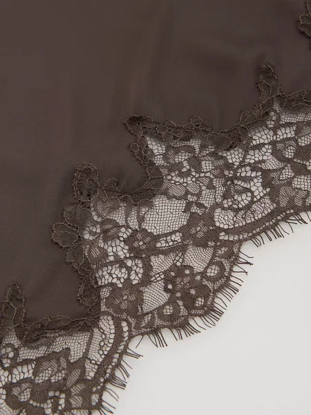 Шарф Reserved коричневий