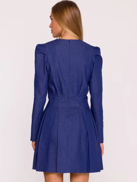 Rochie Made Of Emotion evazată albastru