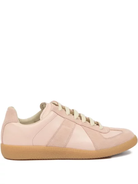 Sneakerși Maison Margiela din piele de căprioară
