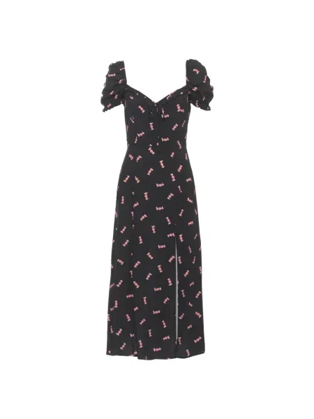 Sukienka midi Mar De Margaritas z dekoltem w serek