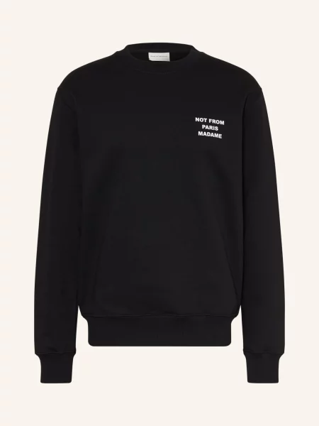 Drôle De Monsieur Mikina Le Sweatshirt Slogan černá bílá