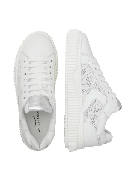 Sneakersy Voile Blanche skórzane białe