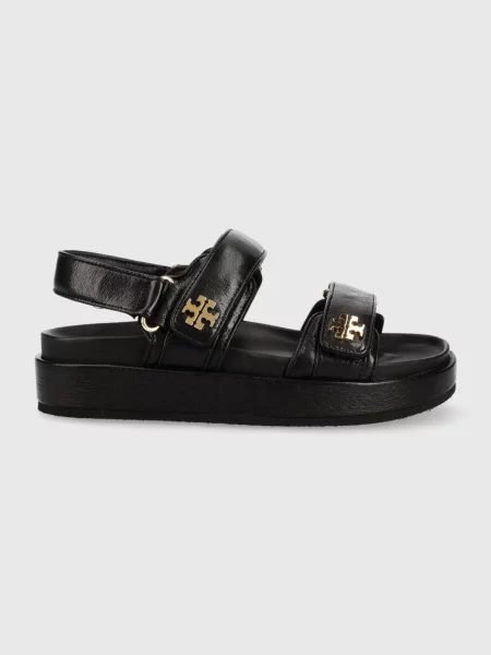Papuci Tory Burch din piele negru