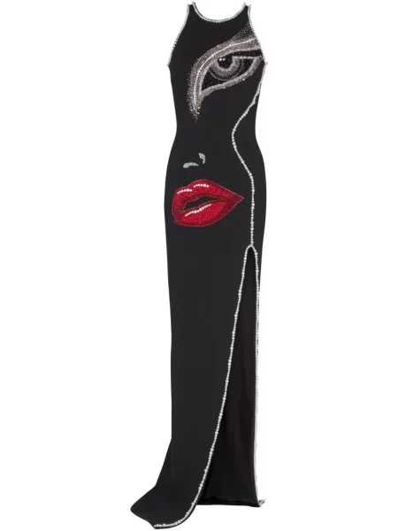 Rochie maxi Balmain negru