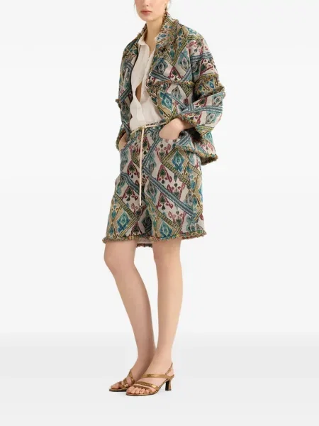 Szorty Momoni żakardowe