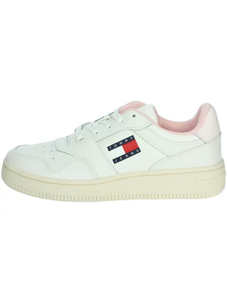Tenisice Tommy Jeans Ružičasta bijela