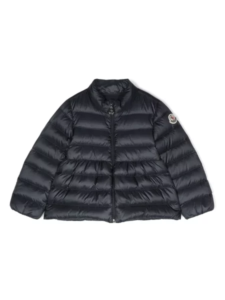 Kurtka dziecięca Moncler Enfant niebieska