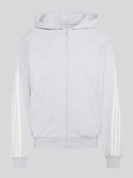 Bluza rozpinana o kroju relaxed fit z czystej bawełny z kapturem Adidas Sportswear
