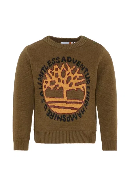 Sweter dziecięcy Timberland zielony