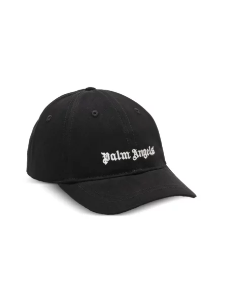 Czapka z daszkiem Palm Angels z autografem czarna