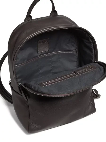 Rucsac Zegna din piele maro