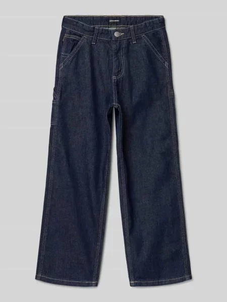 Jeansy z 5 model ‘ALEX’ Jack & Jones granatowe