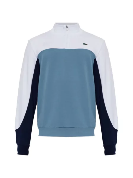 Hanorac cu fermoar Lacoste albastru
