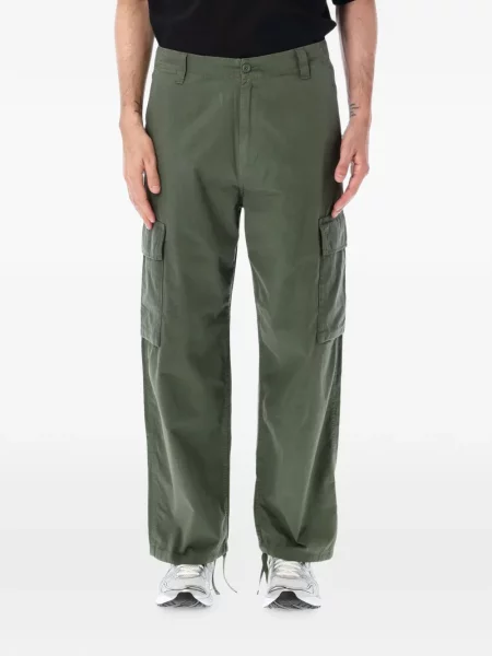 Pantaloni cargo Carhartt Wip cu autograf verde