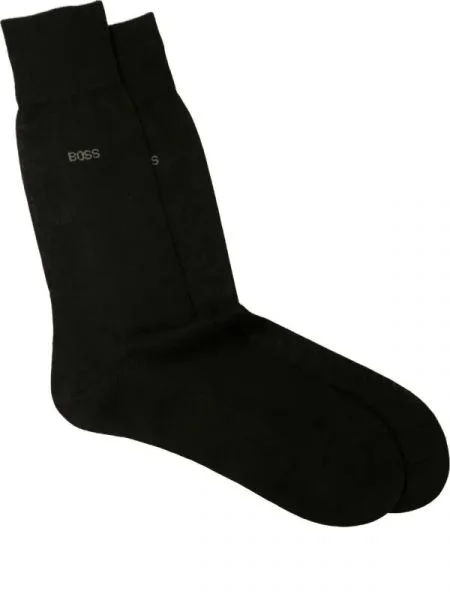 BOSS BLACK șosete george rs uni mc negru