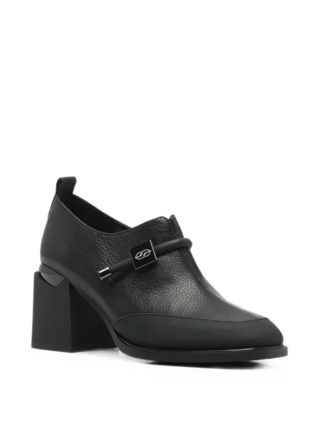Pantofi cu toc Linda Baumann cu autograf negru