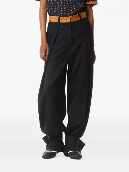 Pantaloni Mcm cu imagine negru