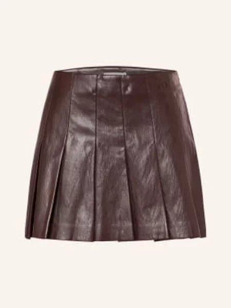 Leger Studio Spódnica Jessa O Wyglądzie Skóry braun