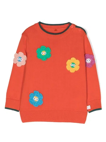 Sweter dziecięcy Stella Mccartney pomarańczowy