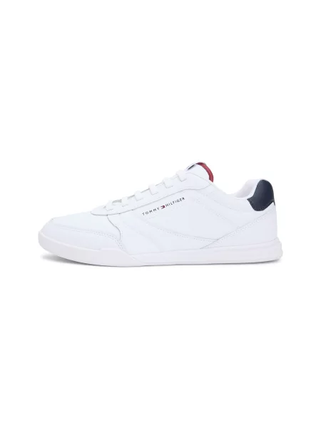 Sneakerși Tommy Hilfiger din piele alb