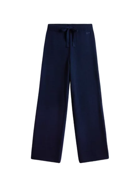 Pantaloni Woolrich cu cordon albastru