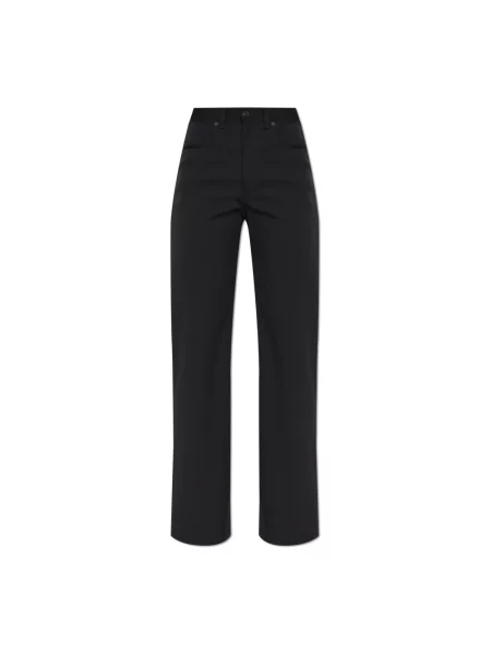 Lniane jeansy Balenciaga czarne