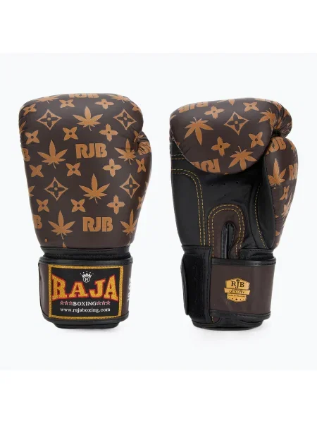 RAJA BOXING Ръкавици Brown Weed кафяво