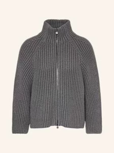 Iris Von Arnim Kardigan Fallou Z Kaszmiru grau szary