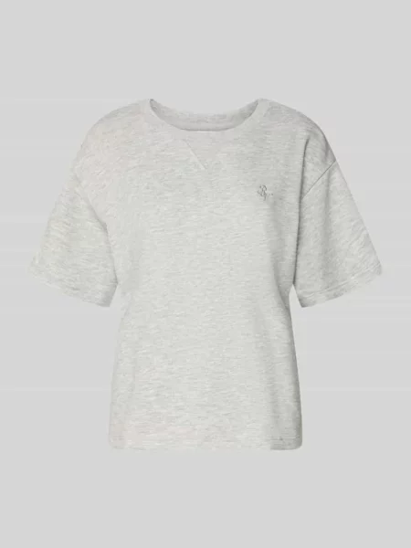 Bluza z krótkim rękawem z haftem Review