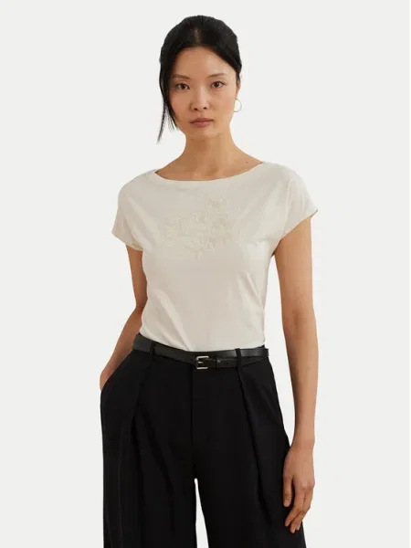 LAUREN RALPH LAUREN Tricou Écru
