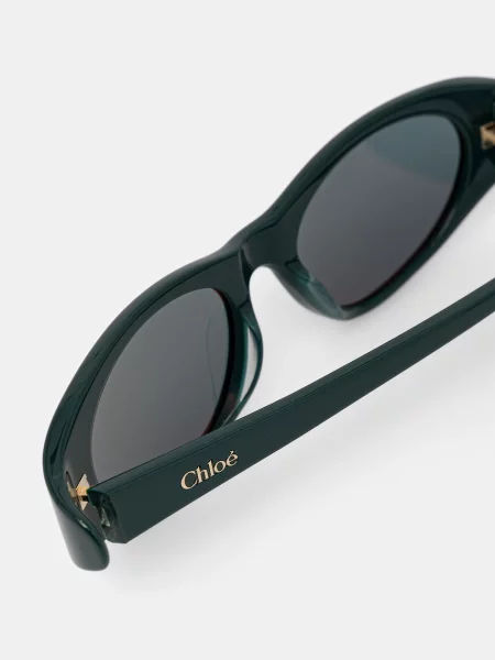 Солнцезащитные очки Chloé бирюзовый