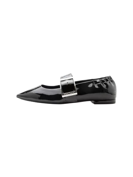 DKNY Balerini cu curea glezna CORMIC' negru