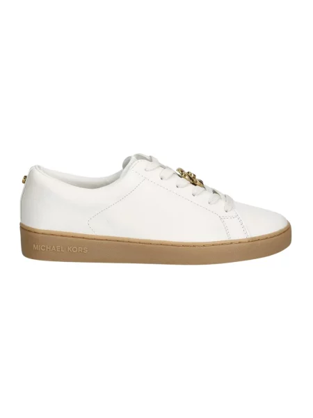 MICHAEL Michael Kors Keaton Lace Up sneakersy skórzane białe